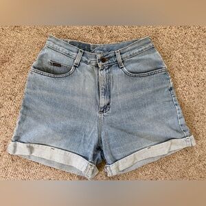 Vintage Riders Light Blue Denim Women’s High-Waist Shorts